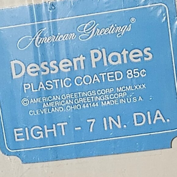 80’s Kliban Cat Paper Dessert Plates (UNOPENED) by American Greetings - Picture 6 of 6